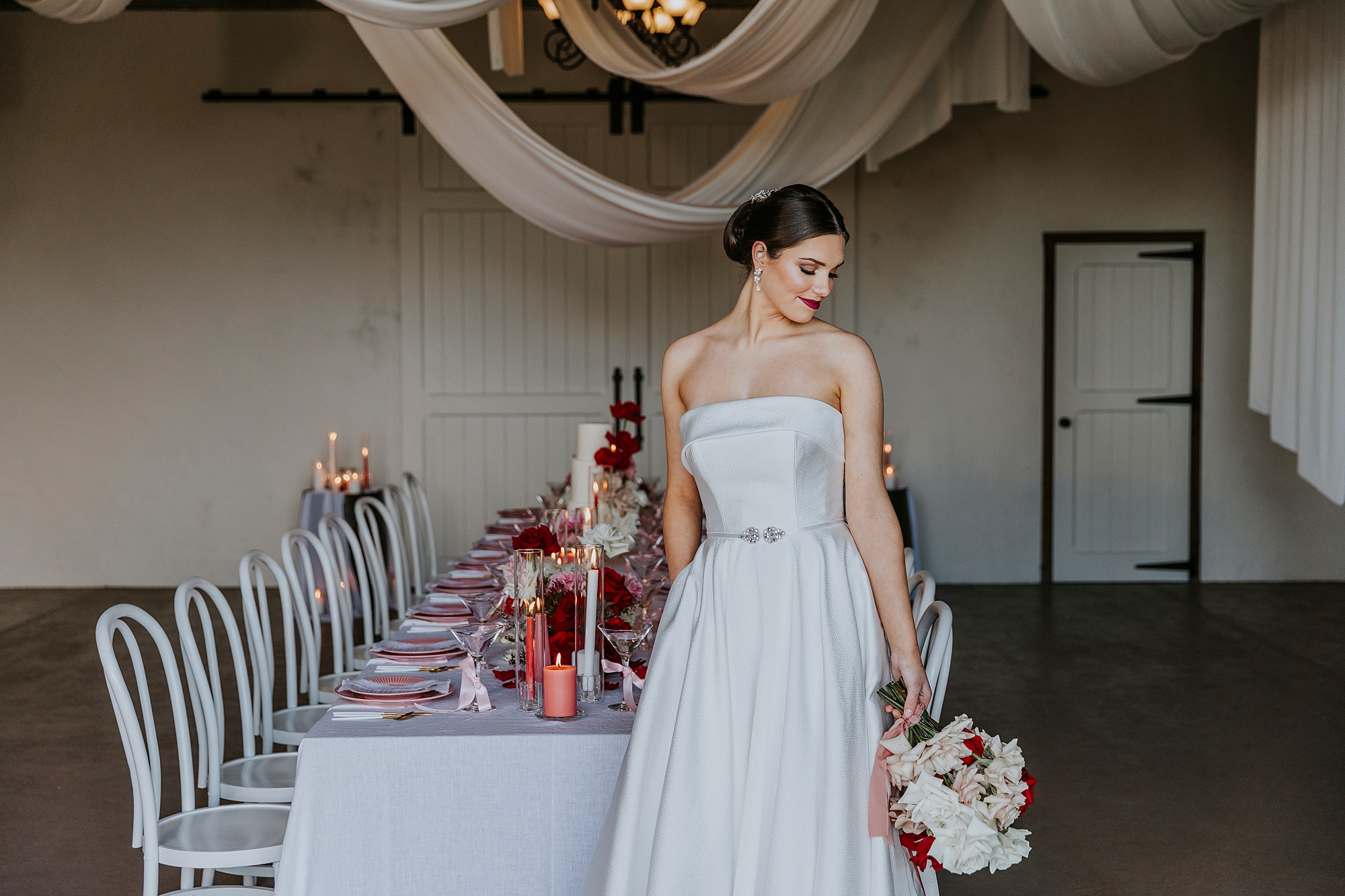 Romantic wedding styled shoot at Flaxton Gardens